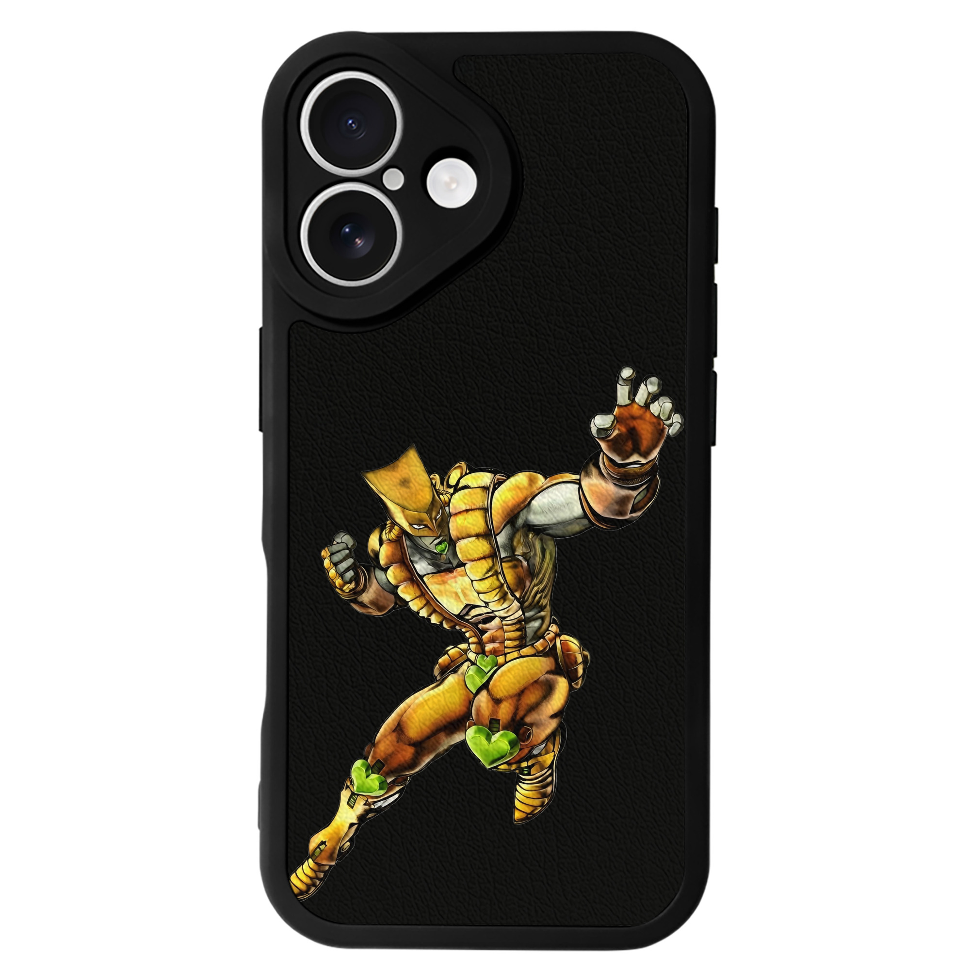 （画像用） ジョジョの奇妙な冒険 ディオ?ブランドー JoJo's Bizarre Adventure Dio Brando 【iPhone 16シリーズ対応】シリコンスマホケース（レザー調） 材質：シリコン